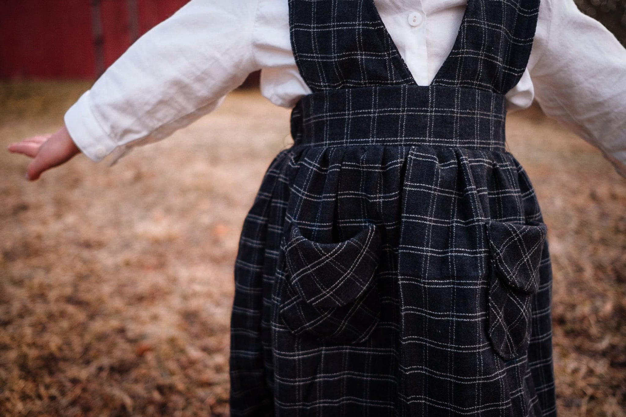 pinafore dress pattern Cleo Pinafore Dress Pattern Simplifi Fabric