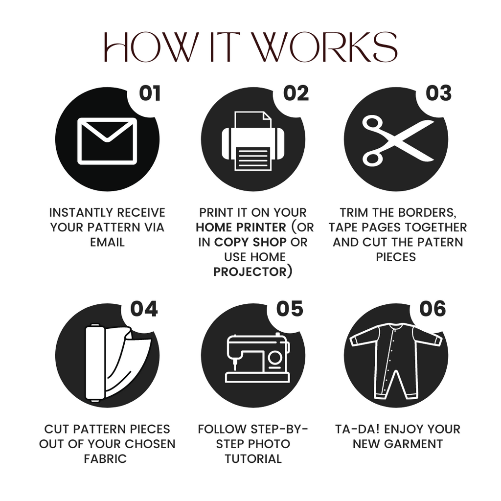 PDF sewing patterns for kids and babies | Sewing tutorials – Easily ...