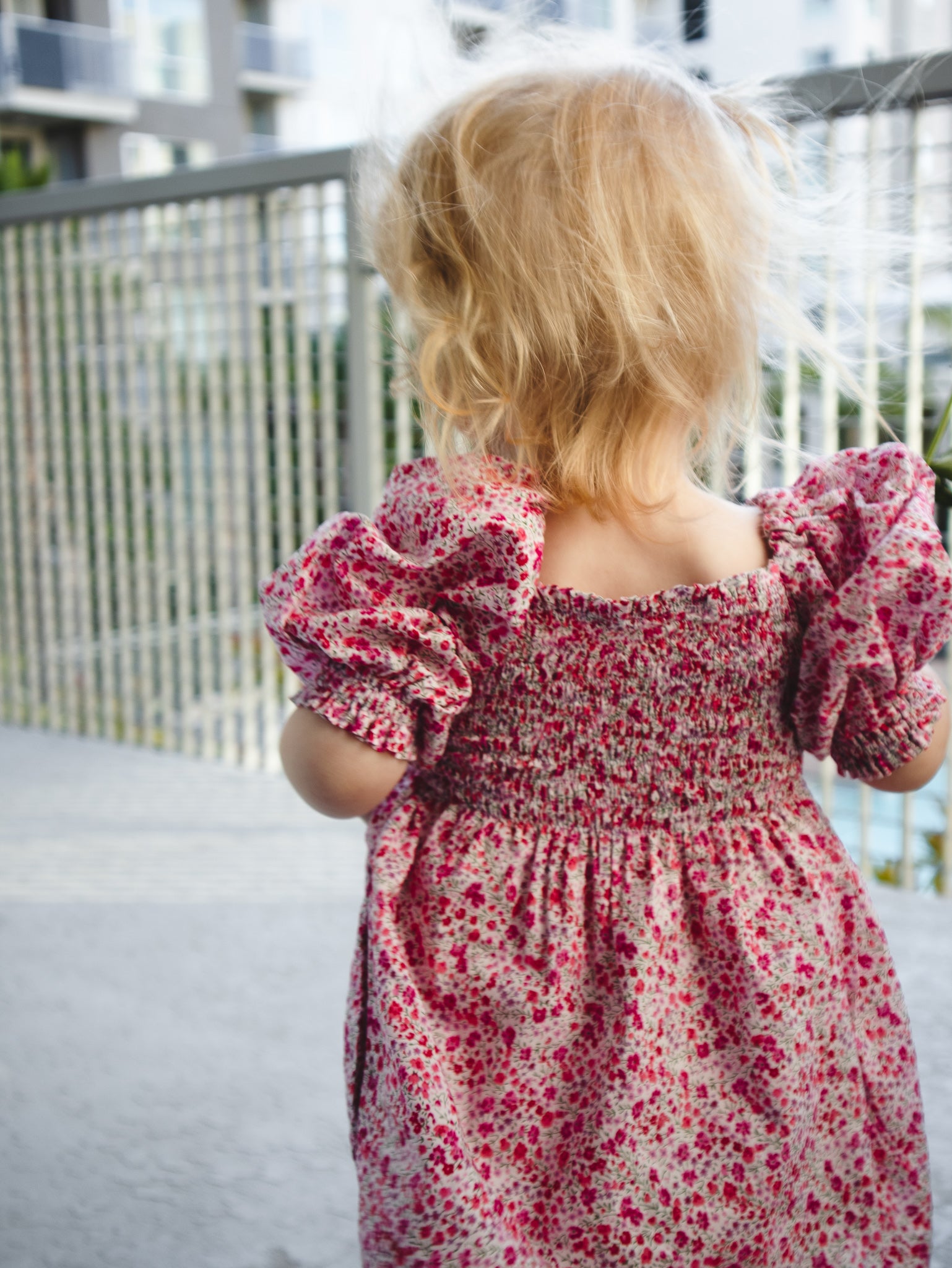 Shirred Girls Dress Sewing Pattern for Beginners Easily Made Patterns Shirred Girls Dress Sewing Pattern for Beginners Easily Made Patterns