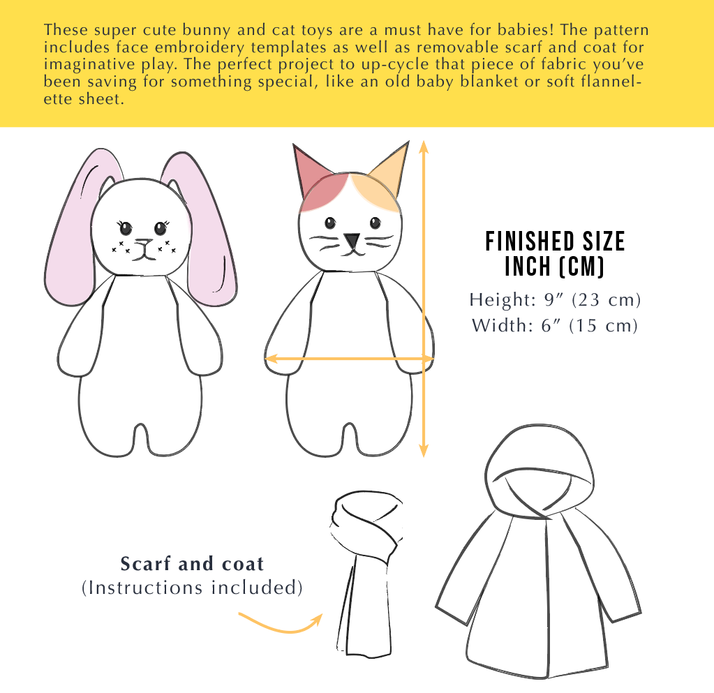 Bunny Sewing Patterns Printables Free